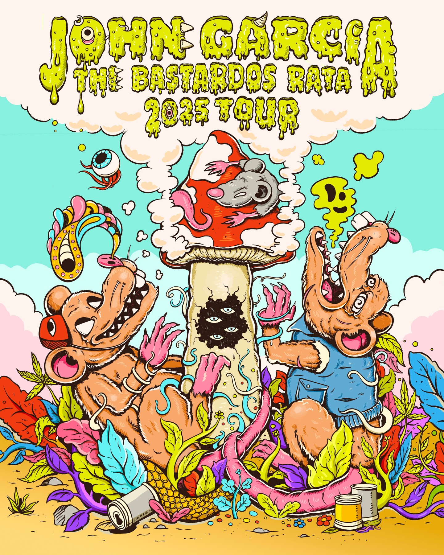 John Garcia Bastardos Rata Tour Poster 2025